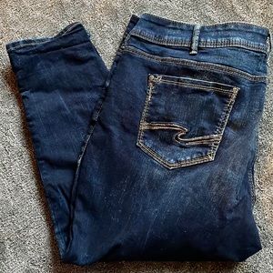Silver Suki, 24/L25, jeans, skinny crop